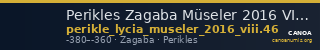 Perikles Zagaba Müseler 2016 VIII, 46 — CANOA