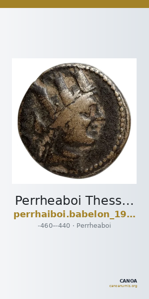 Perrheaboi Thessaly Babelon 1932 572 — CANOA