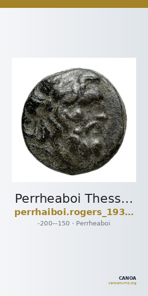 Perrheaboi Thessaly Rogers 1932 440-1 — CANOA