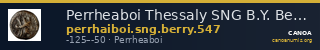 Perrheaboi Thessaly SNG B.Y. Berry 547 — CANOA