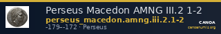 Perseus Macedon AMNG III.2 1-2 — CANOA