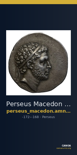 Perseus Macedon AMNG III.2 3 — CANOA