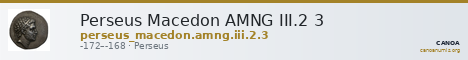 Perseus Macedon AMNG III.2 3 — CANOA