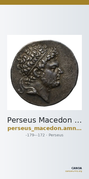 Perseus Macedon AMNG III.2 4 — CANOA