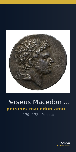 Perseus Macedon AMNG III.2 4 — CANOA