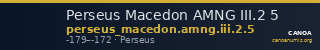 Perseus Macedon AMNG III.2 5 — CANOA