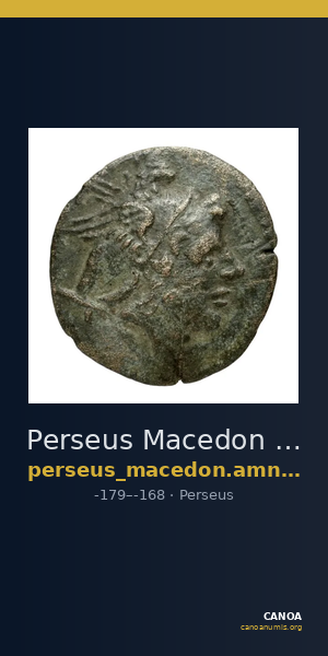 Perseus Macedon AMNG III.2 6-7 — CANOA