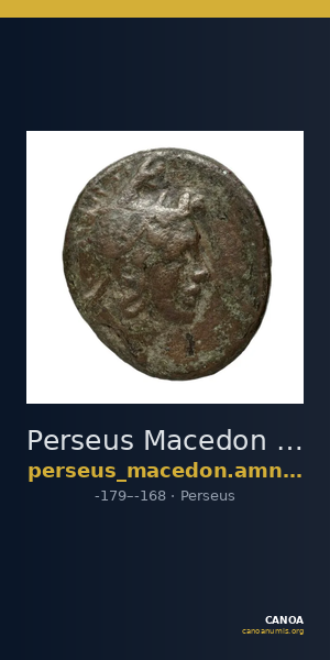 Perseus Macedon AMNG III.2 8 — CANOA