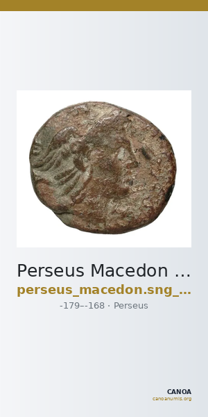 Perseus Macedon SNG Copenhagen Perseus 1275 — CANOA