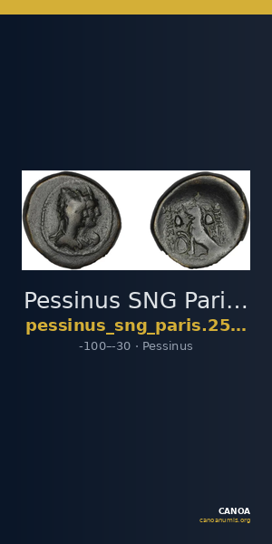 Pessinus SNG Paris 2563-4 — CANOA