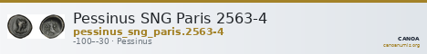 Pessinus SNG Paris 2563-4 — CANOA
