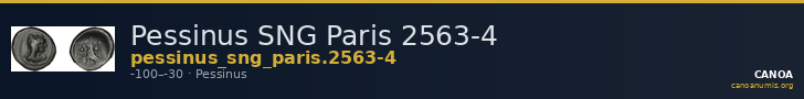 Pessinus SNG Paris 2563-4 — CANOA