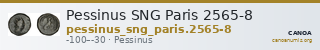 Pessinus SNG Paris 2565-8 — CANOA