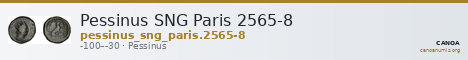 Pessinus SNG Paris 2565-8 — CANOA