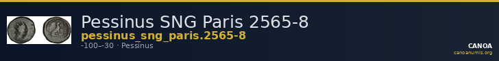Pessinus SNG Paris 2565-8 — CANOA