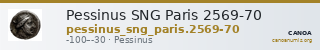 Pessinus SNG Paris 2569-70 — CANOA