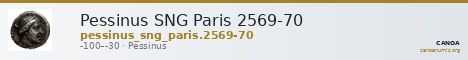 Pessinus SNG Paris 2569-70 — CANOA