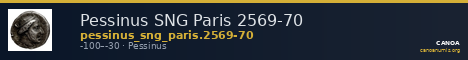 Pessinus SNG Paris 2569-70 — CANOA