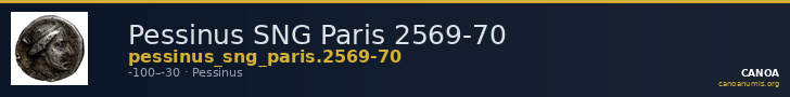 Pessinus SNG Paris 2569-70 — CANOA
