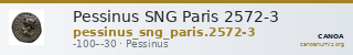 Pessinus SNG Paris 2572-3 — CANOA