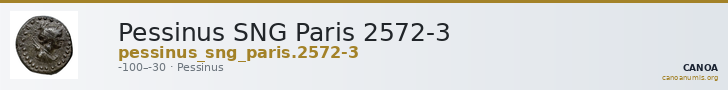 Pessinus SNG Paris 2572-3 — CANOA