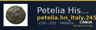 Petelia Historia Numorum Italy 2455 — CANOA