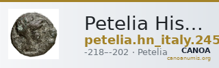 Petelia Historia Numorum Italy 2456 — CANOA
