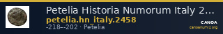 Petelia Historia Numorum Italy 2458 — CANOA