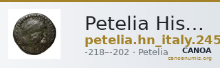 Petelia Historia Numorum Italy 2459 — CANOA