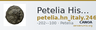 Petelia Historia Numorum Italy 2465 — CANOA