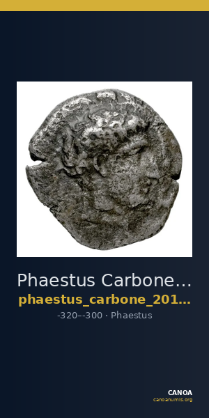 Phaestus Carbone 2016 33-40, 50-53, 61-65 — CANOA