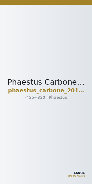 Phaestus Carbone 2016 8-9 — CANOA