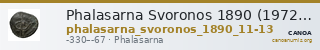 Phalasarna Svoronos 1890 (1972) 11-13 — CANOA
