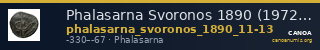 Phalasarna Svoronos 1890 (1972) 11-13 — CANOA