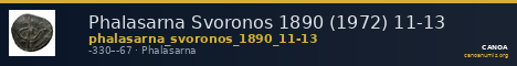 Phalasarna Svoronos 1890 (1972) 11-13 — CANOA