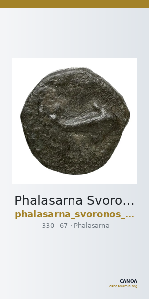 Phalasarna Svoronos 1890 (1972) 14-15 — CANOA