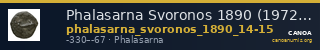 Phalasarna Svoronos 1890 (1972) 14-15 — CANOA