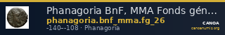 Phanagoria BnF, MMA Fonds général 26 — CANOA