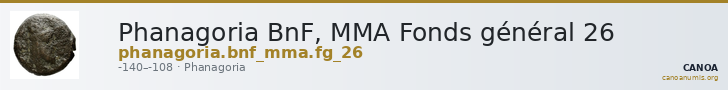 Phanagoria BnF, MMA Fonds général 26 — CANOA