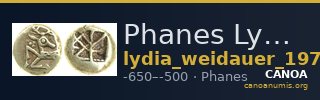 Phanes Lydia Weidauer 1975 VII — CANOA