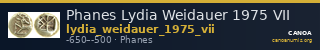 Phanes Lydia Weidauer 1975 VII — CANOA