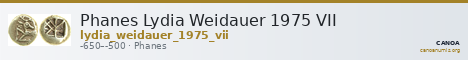 Phanes Lydia Weidauer 1975 VII — CANOA