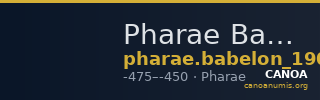 Pharae Babelon 1907 1350 — CANOA