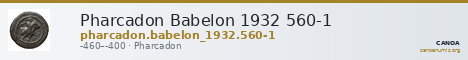 Pharcadon Babelon 1932 560-1 — CANOA