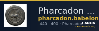 Pharcadon Babelon 1932 564-5 — CANOA