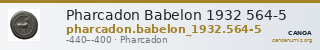 Pharcadon Babelon 1932 564-5 — CANOA