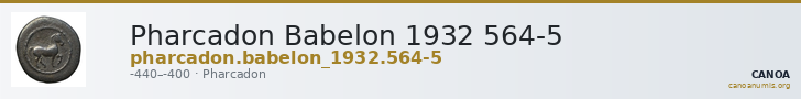 Pharcadon Babelon 1932 564-5 — CANOA