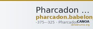 Pharcadon Babelon 1932 569 — CANOA