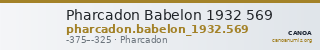 Pharcadon Babelon 1932 569 — CANOA
