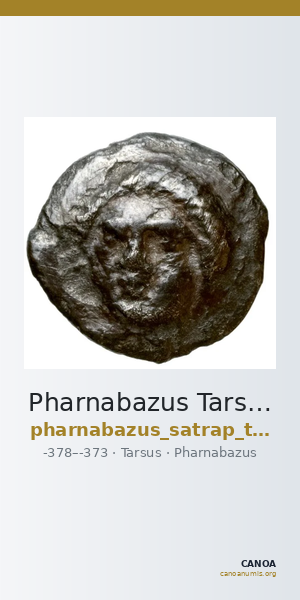 Pharnabazus Tarsus Babelon 1910 590-3 and 597 — CANOA